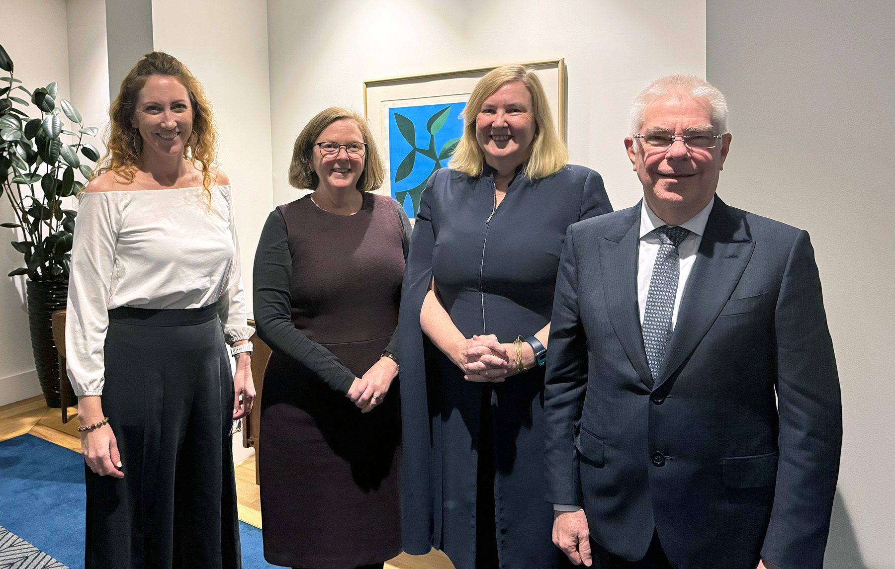 Churchill Chair A/Prof Richard Roylance, CEO Christine Dacey with Kate Bjur and Jennifer Bowles featured image