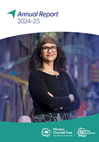 Churchill Trust 2024-25 Annual Report Cover