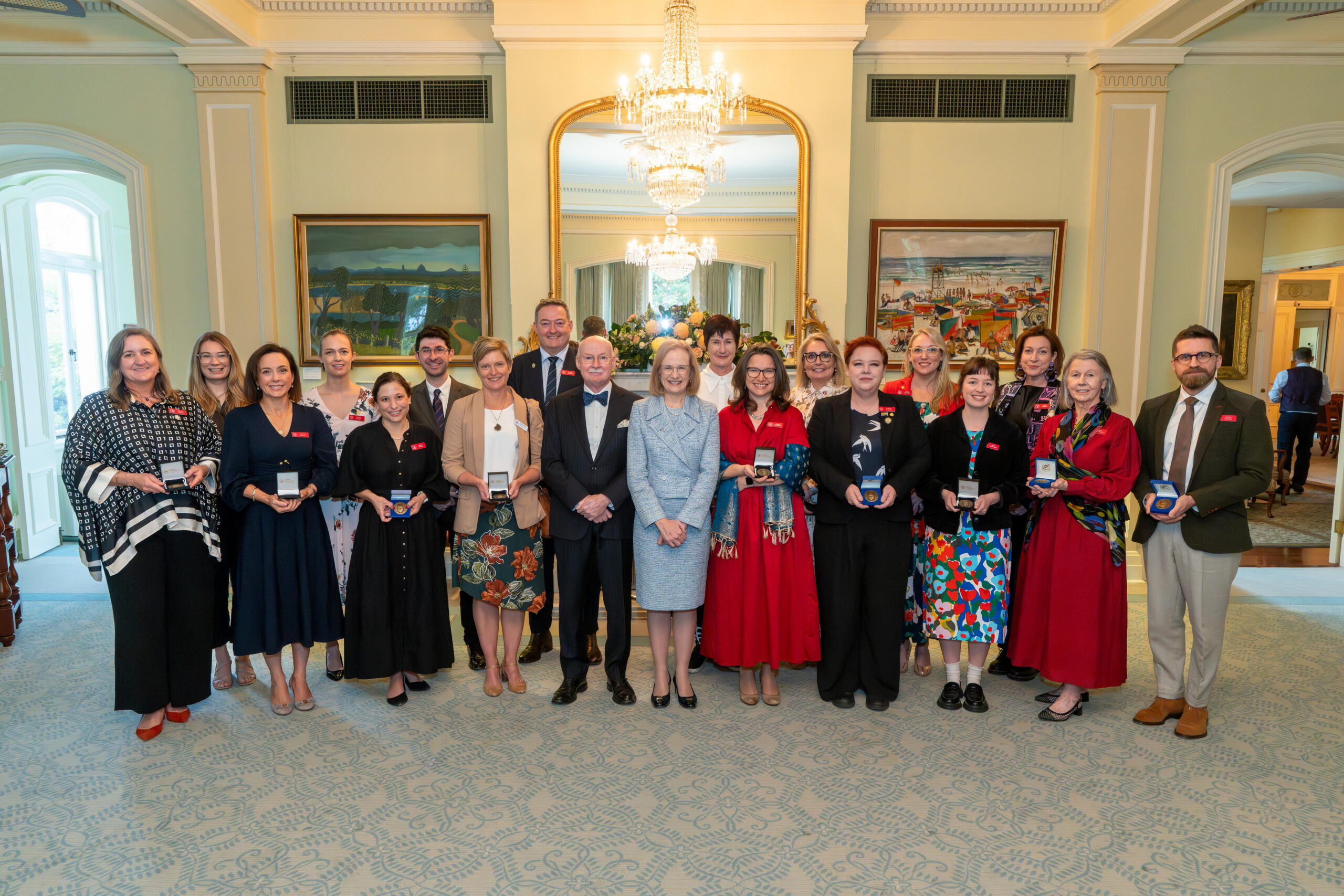 Medallion Recipients with Governor of Queensland, Her Excellency the Honourable Dr Jeannette Young AC PSM featured image
