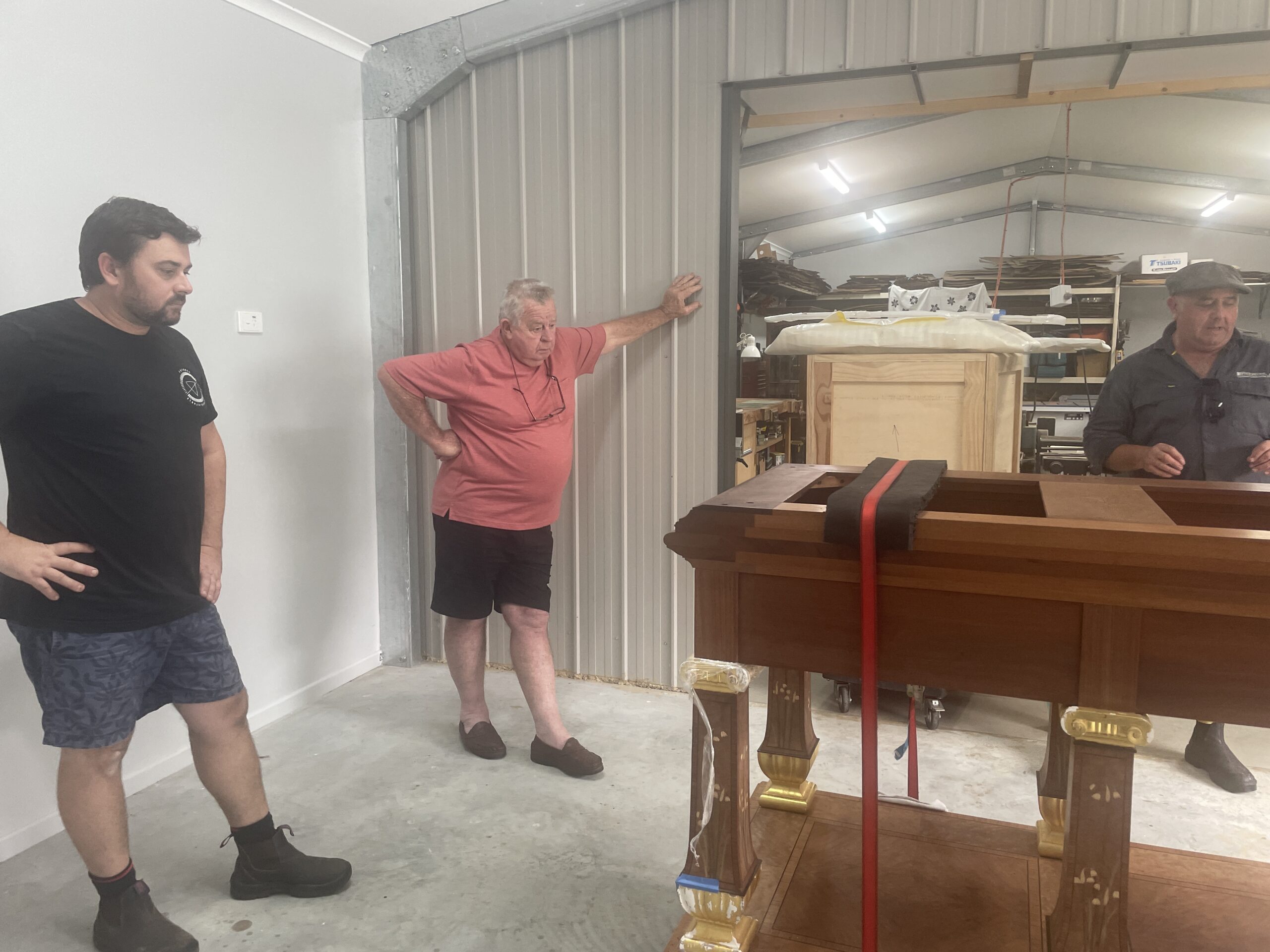 Hannah Cabinet Restoration - two sections return to Lismore