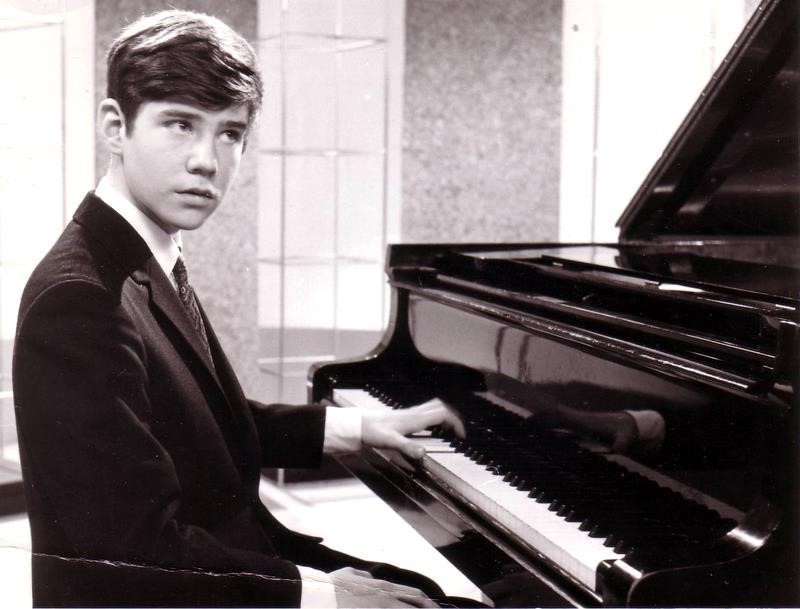 Geoffrey Tozer - at piano at an early age