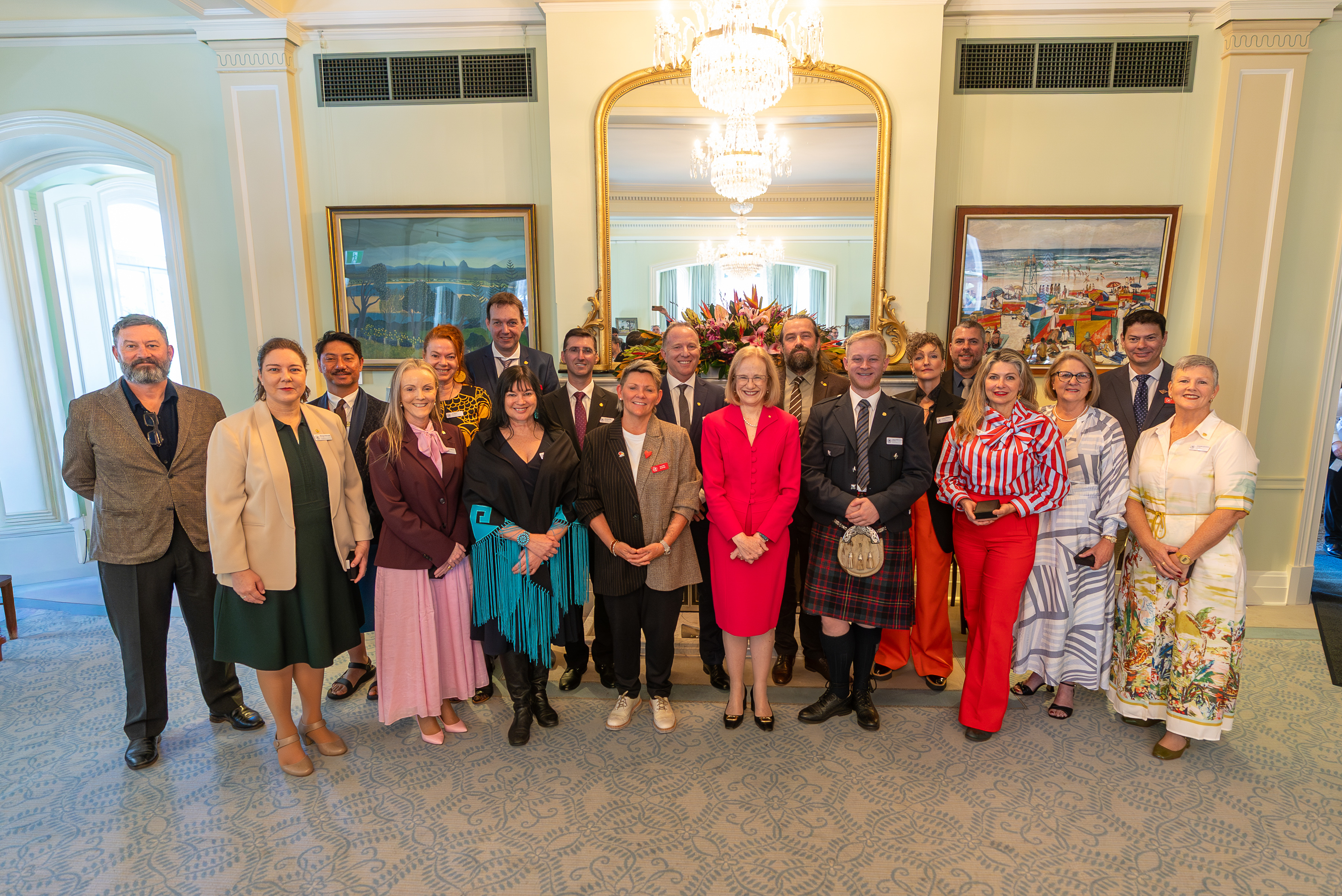 Queensland Medallion ceremony